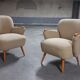 Paire de fauteuils vintage année 50 danois