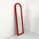 Pair of red mirrors by Anna Castelli Ferrieri for Kartell 1980
