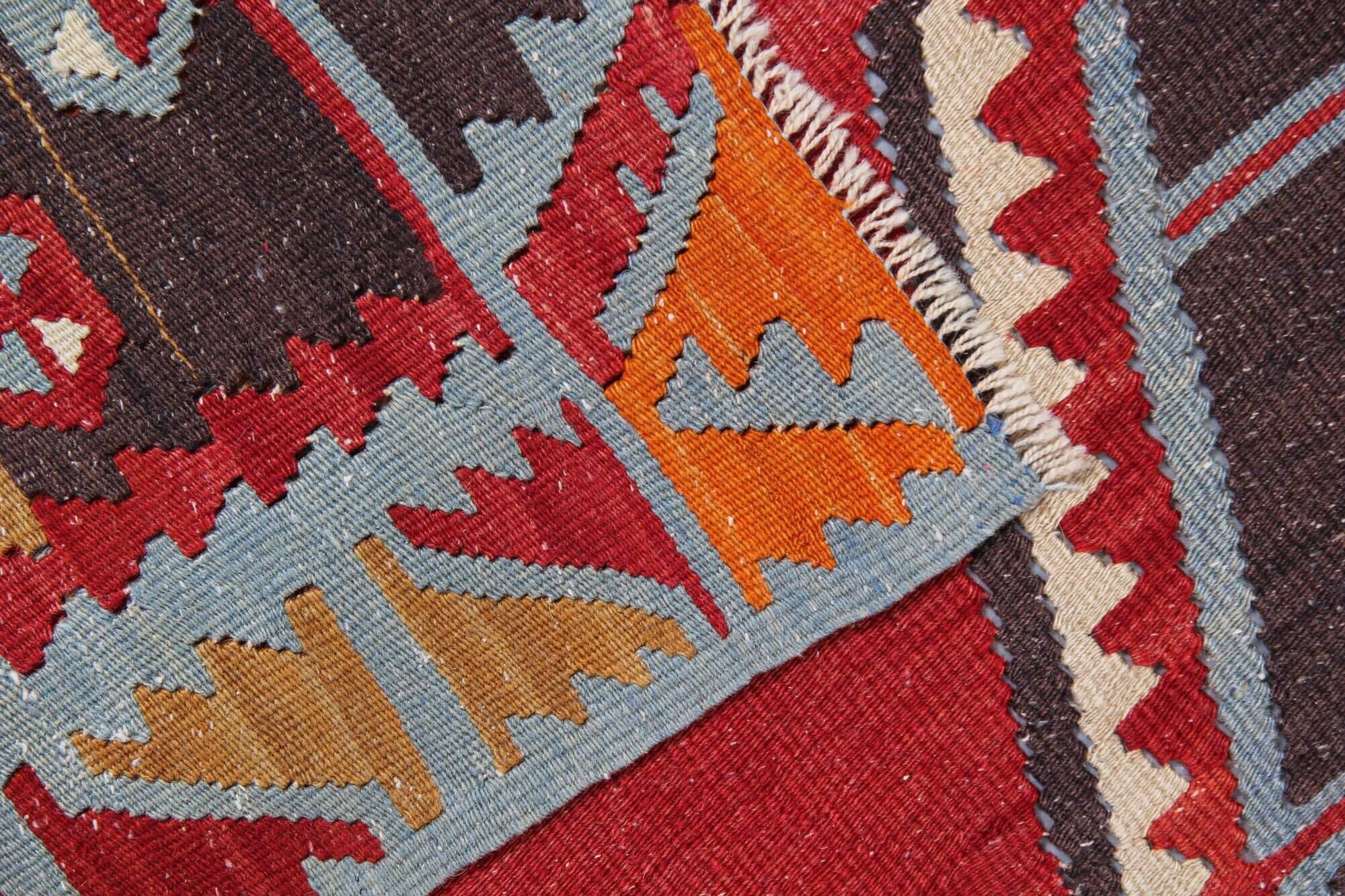 Rare Handmade Sarkishla Kilim Oriental Rug Antique Wool Turkish Kilim