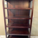 Wooden and glass showcase