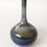 Vintage ceramic vase, balloon shape, Scandinavian style.