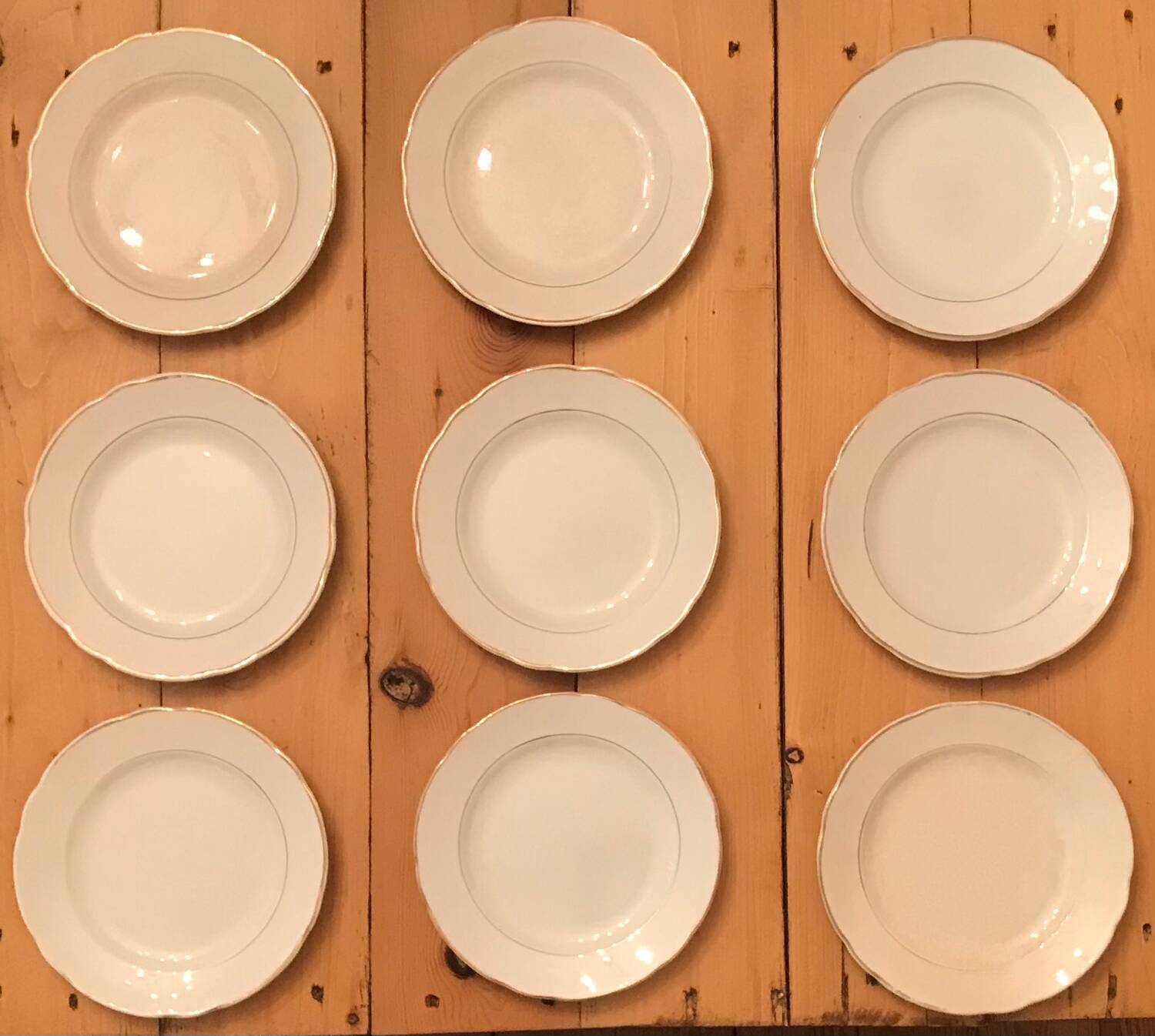 Set of 9 dessert plates Villeroy & Boch