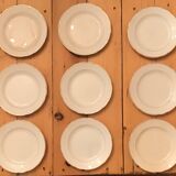 Set of 9 Villeroy & Boch dessert plates