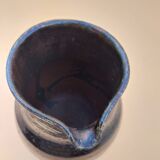 Stoneware pitcher from Puisaye signed Daniel Raimboux