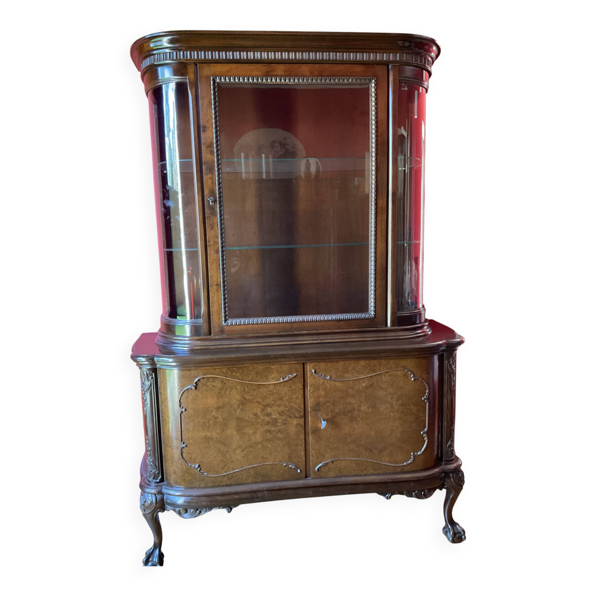 Vitrine argentier chippendale
