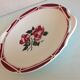 Cake dish Sarreguemines Digoin cibon décor / vintage 50-60 e