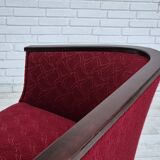 Années 1950, canapé danois 2 places, très bon état d'origine, bois de frêne.