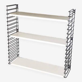 Wall shelving unit designed by d. dekker for tomado, vintage shelves / bookshelves