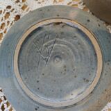 5 antique stoneware bowls