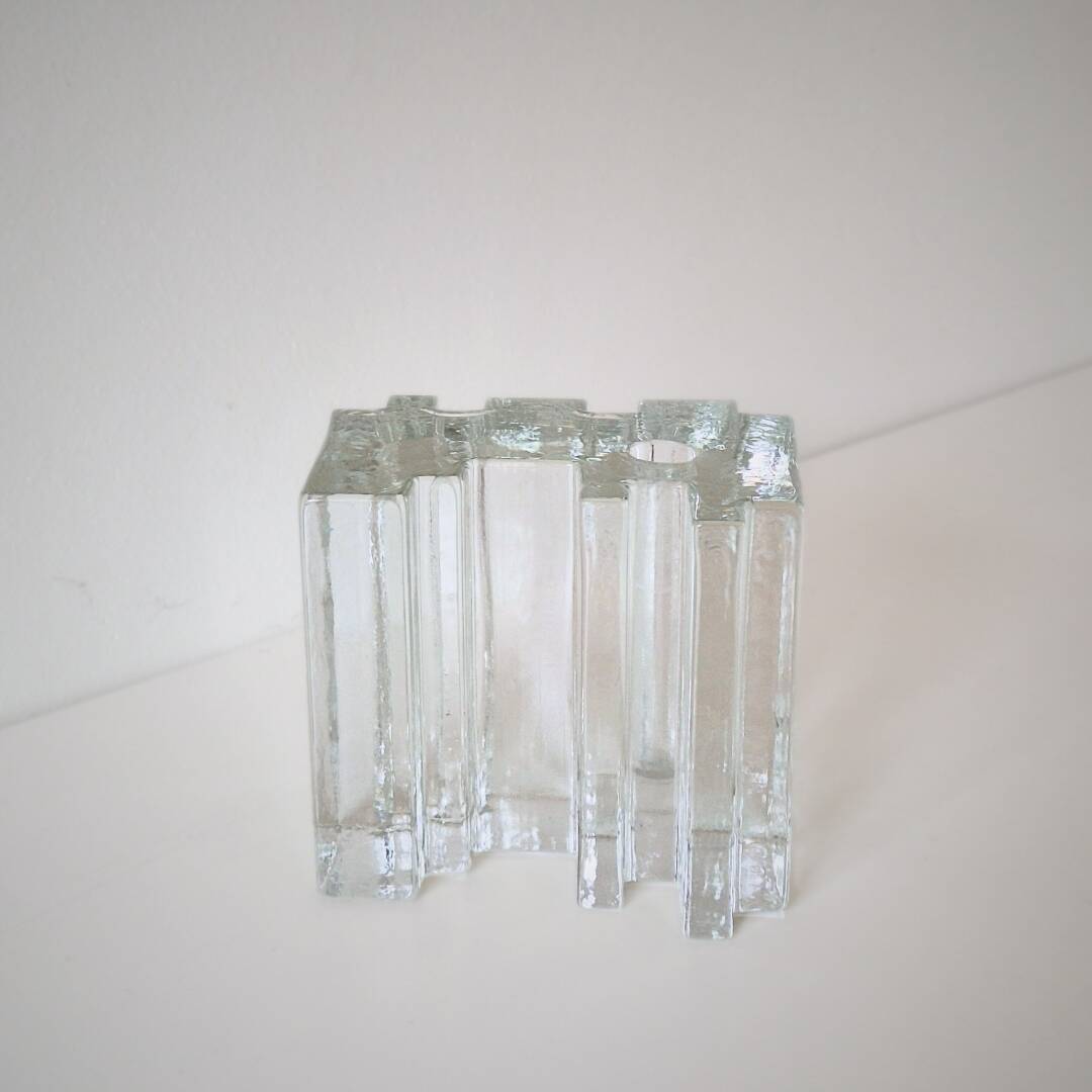 Solifleur Hand-Cast Glass Vase - Modernist Design - 1970s, Germany