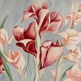 Aquarelle fleurs vintage