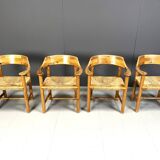 Rainer Daumiller pine wood dining chairs for Hirtshals Savvaerk - set of 4 - 1970s