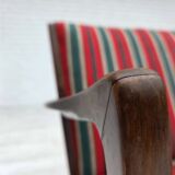 Canapé 2 places danois des années 1960 par Fritz Hansen, laine d'ameublement.