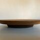 Mid-century modern turntable in solid teak