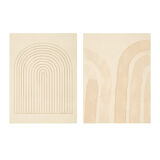 Paire d’estampes giclées, ensemble abstrait d’art mural bleu de deux, 50x70cm