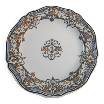 Gien plate with Dionysus decoration