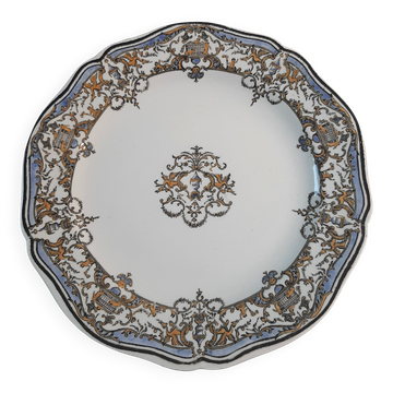 Gien plate with Dionysus decoration