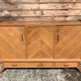 PRODUCT BHV - French row in blond oak of the 60s