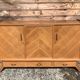 PRODUCT BHV - French row in blond oak of the 60s