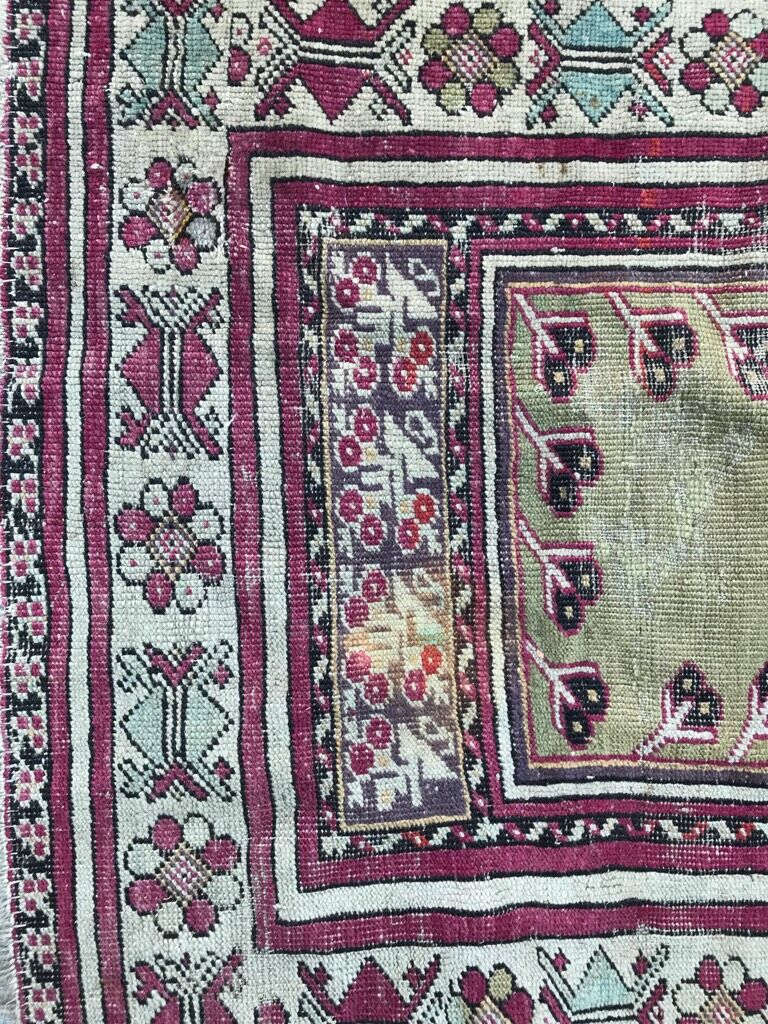 Turkish rug handmade 96 x 129 cm