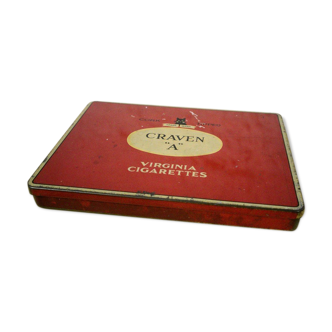 Cigarette box "craven a"