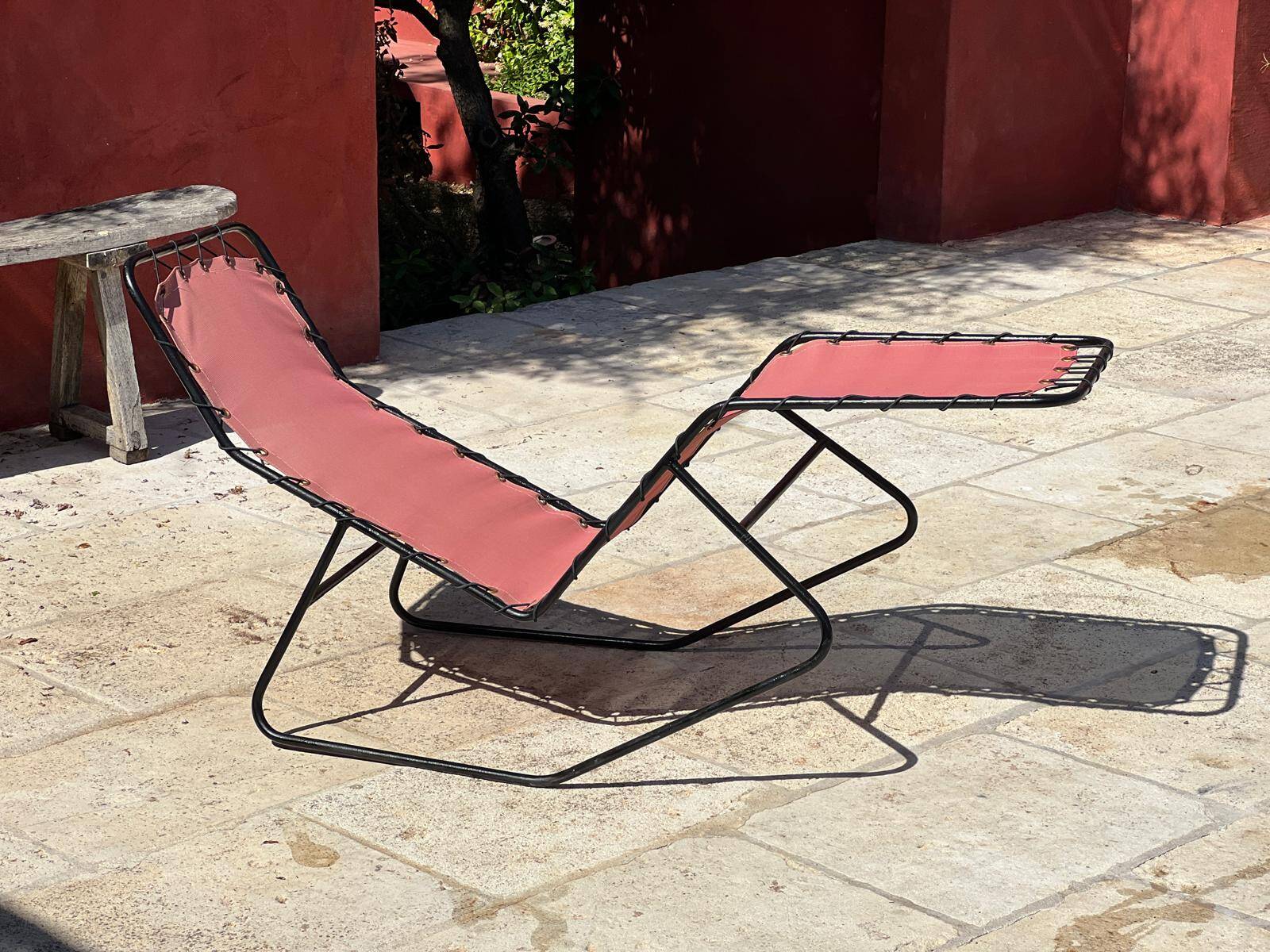 4 chaises longue "Barwa" de John Waldheim et Edgar Bartolucci 1950