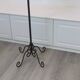 Large black wrought iron floor candelabrum (H150 cm) – Classic & Roman style