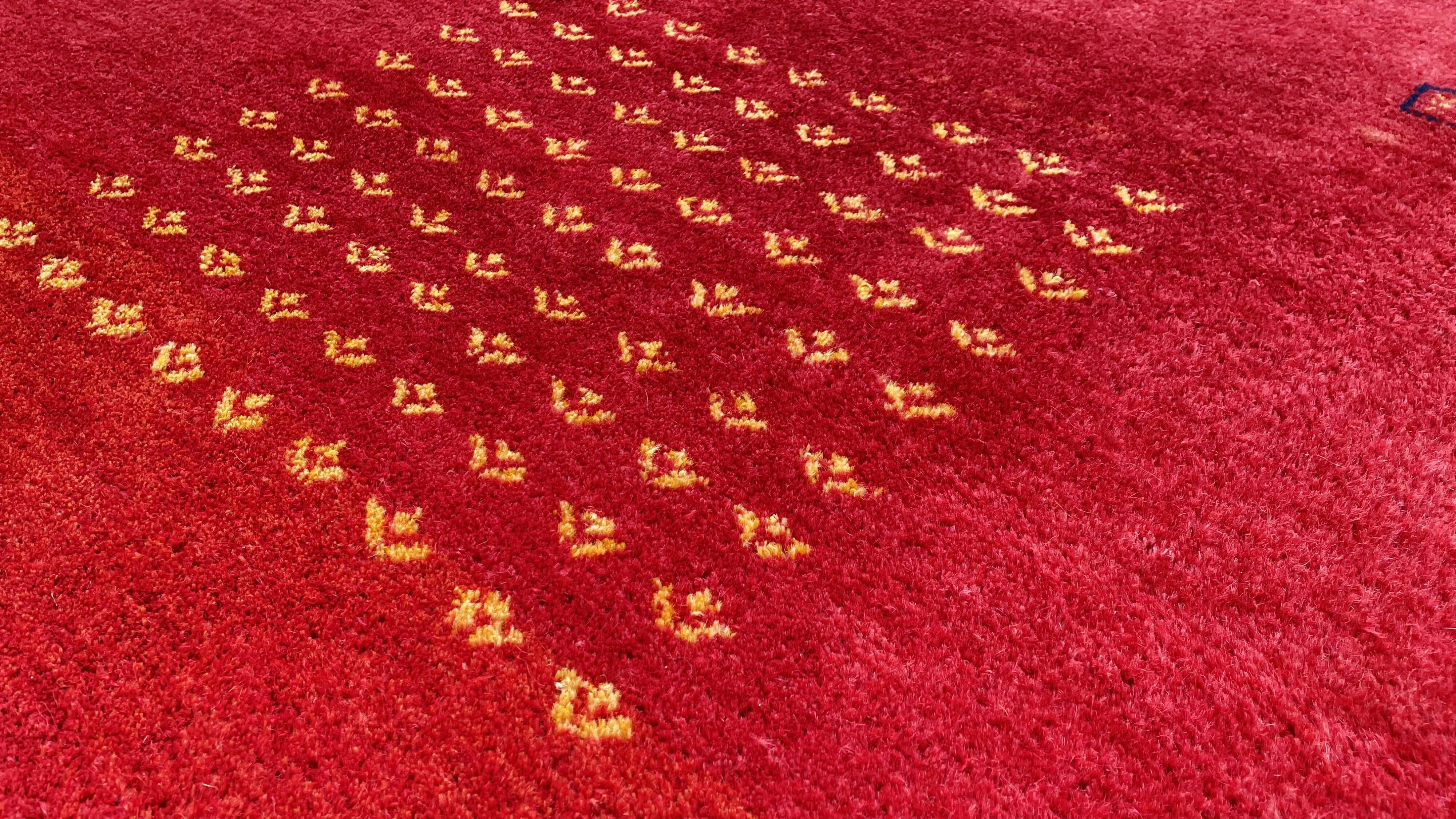 Rug indian gabbeh 100% wool, 143×202 cm