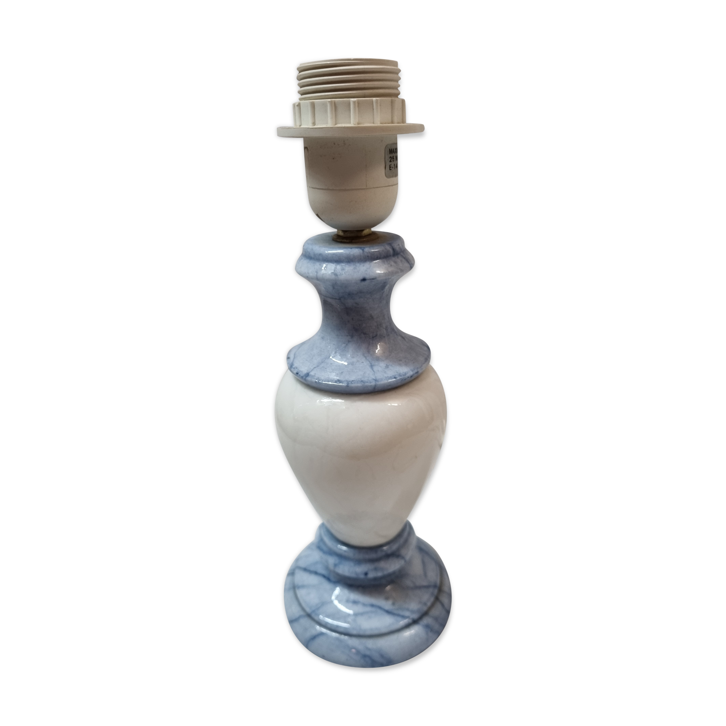 Lamp foot in blue marble Spain 1970