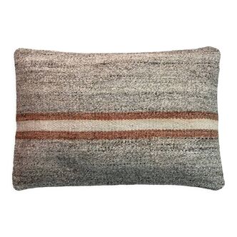 Vintage turkish kilim cushion cover