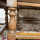 Table basse et bouts de canapés de style Louis XIII en parquet