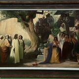 A. De Cramer. Grand tableau. "Scène biblique"