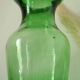 Thick glass vase from Italy, vintage.