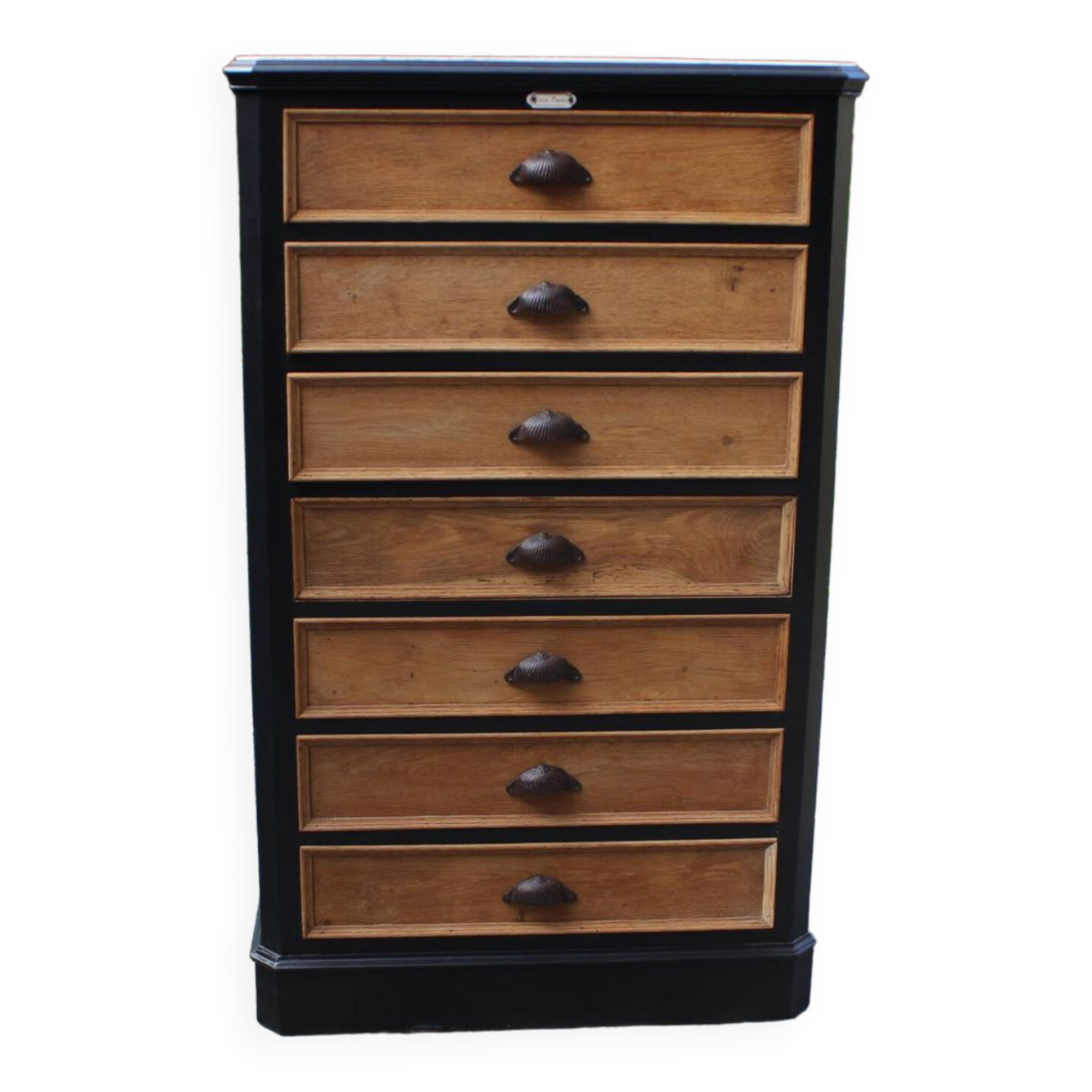 Semainier bois massif style Louis Philippe XIX eme