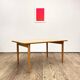 Mid century modern oak wood dining table, Danish Design, 1960s, Denmark