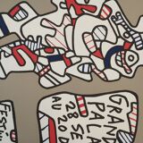 Affiche exposition Jean Dubuffet