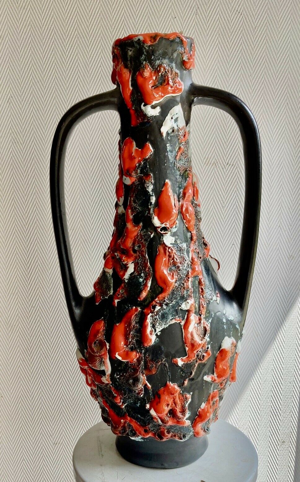 Vase amphora, vallauris, signed mb, years 50/60