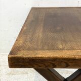 70's Brutalist Coffee Table Solid Oak