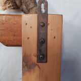 Boat shelf 3 levels in wood and rope