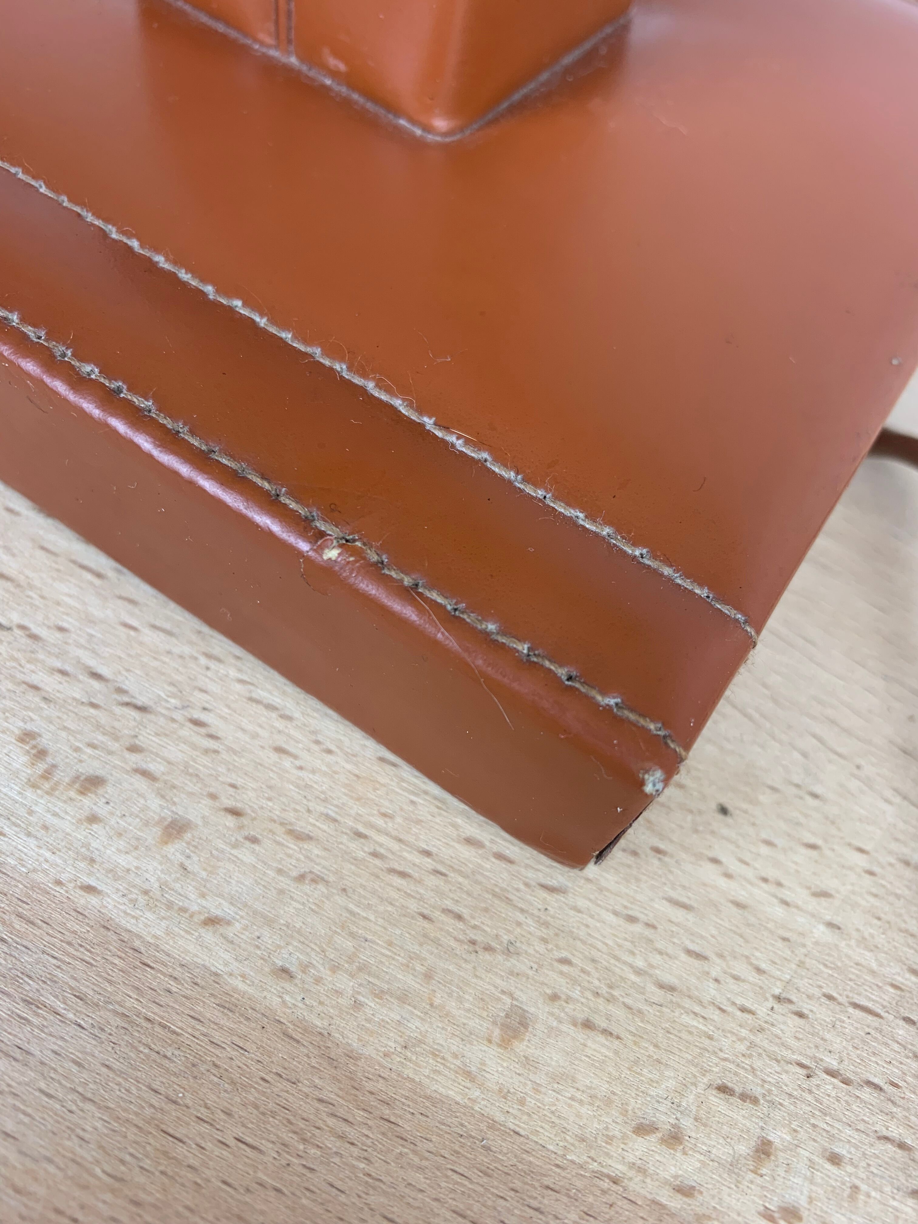 Leather lamp Le Tanneur 1970