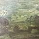 Old oil painting on canvas "The Haystacks" dated 1902.