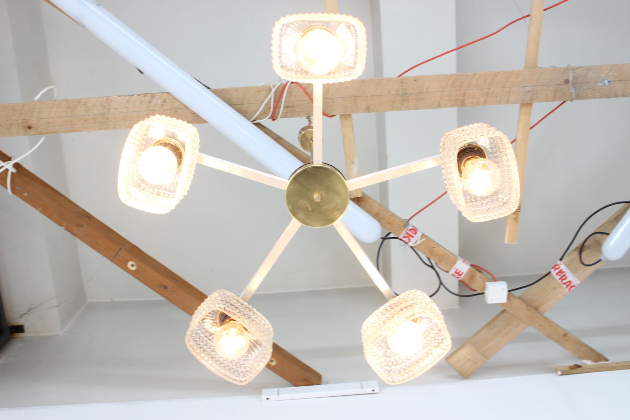 Chandelier by Kamenicky Senov,1970