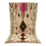 Handmade Moroccan Berber carpet 226 x 150 CM