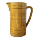 Vintage yellow glazed stoneware jug