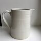 broc / pitcher Digoin Sarreguemines with striped embossed 30s-40s