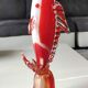 Vase Soliflore/Figurine Poisson Espadon en verre d Art soufflé Murano Italie. Haut 29 cm