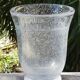 Daum vase bubbled 50s