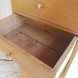 Chiffonnier ancien bois massif rénové