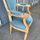 Pair of armchairs old medallion style louis xvi