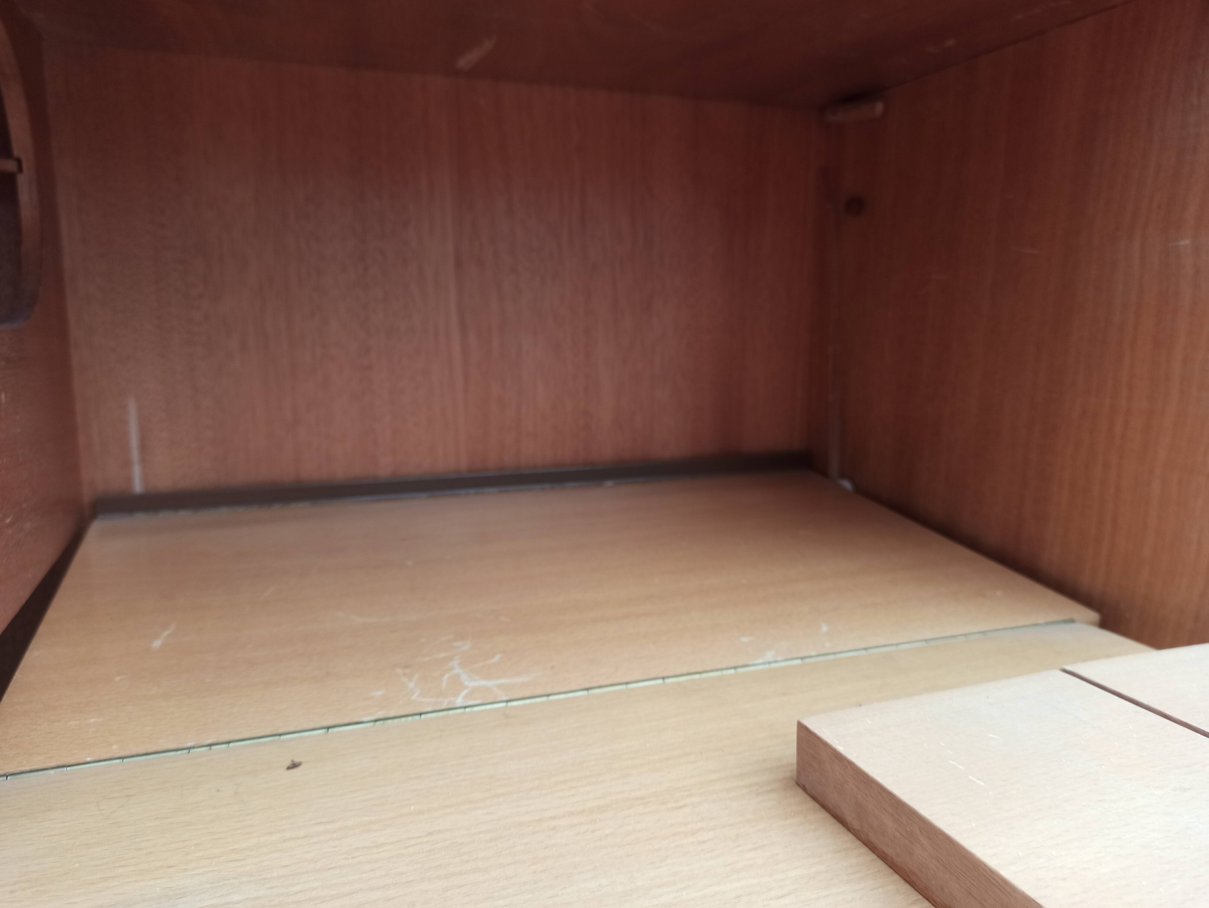 Folding desk says "Magic box" by designers Mummenthaler - Meier, Switzerland